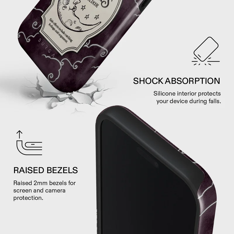 Burga iPhone 17 Pro Max Moonlit Lovers Burga iPhone 17 Pro Max Moonlit Lovers Premium Case Compatible with Hybrid Dual-Layer Hard Shell + Silicone Protection - Scratch-Resistant Shockproof Mobile Cover  | Best Price UAE